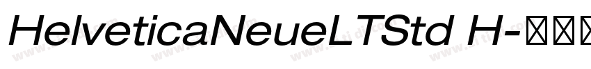 HelveticaNeueLTStd H字体转换